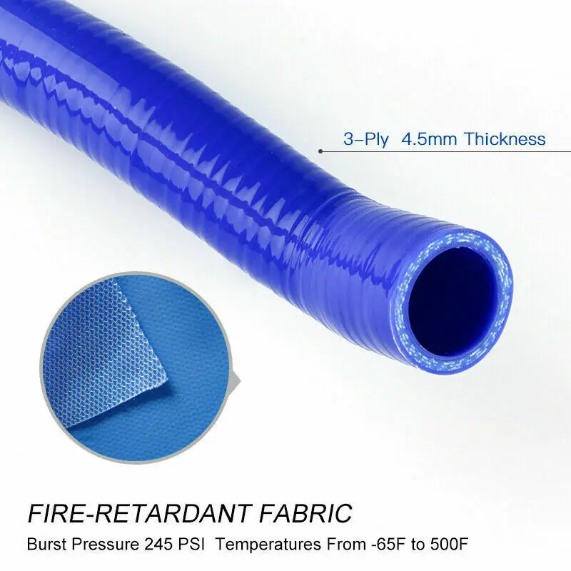 2014-2017 For Yamaha YZF 450 Blue Motorcycle Silicone Radiator Hose Pipe Tube Kit