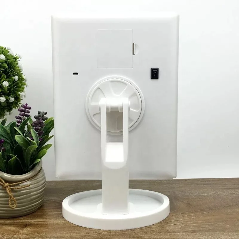 2023 Makeup Mirror with Lights Vanity Desk Mirror 1/2/3X Magnifications 22LED Trifold Mirror and Touch Screen Gift for Women