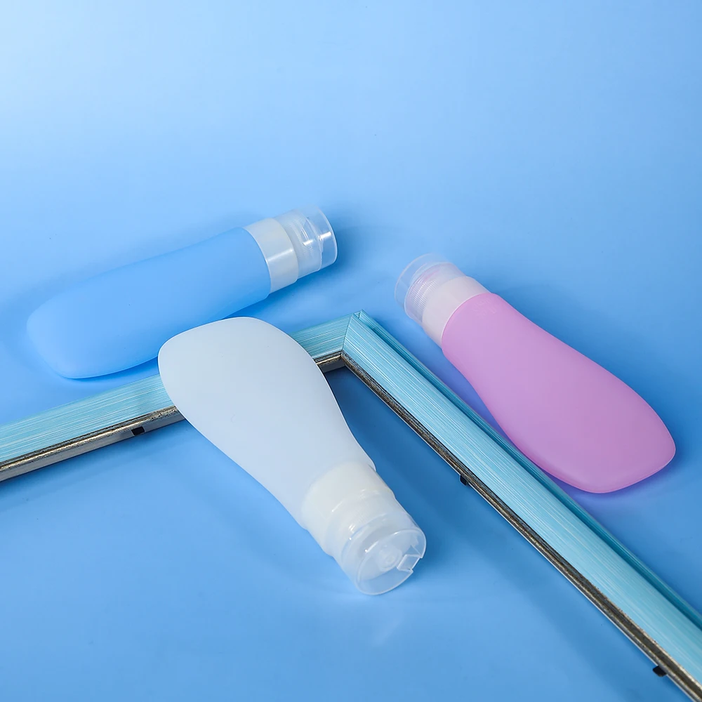 Ryhx дорожная бутылка 4 в 1 cosmetic шампунь герметичные бутылки для путешествий силиконовый