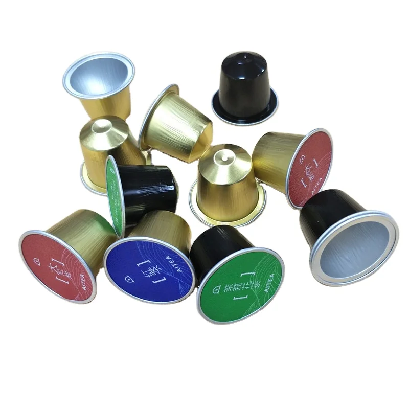 Aluminum foil heat seal lids for K cup coffee cup / sealing nespresso capsules
