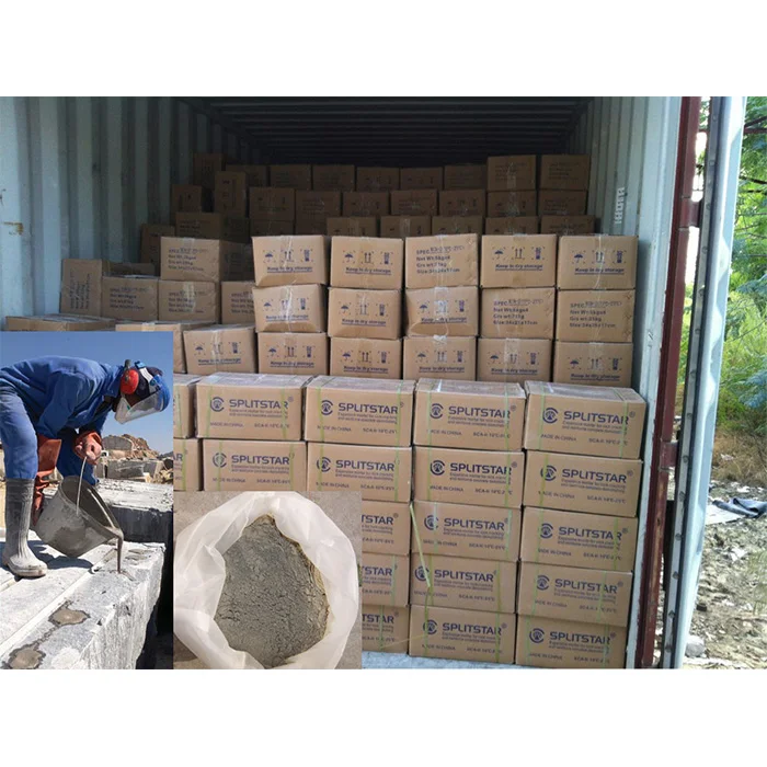2023 Rock Quarry and Concrete Cutting Suppliers Expansive Mortar Products for