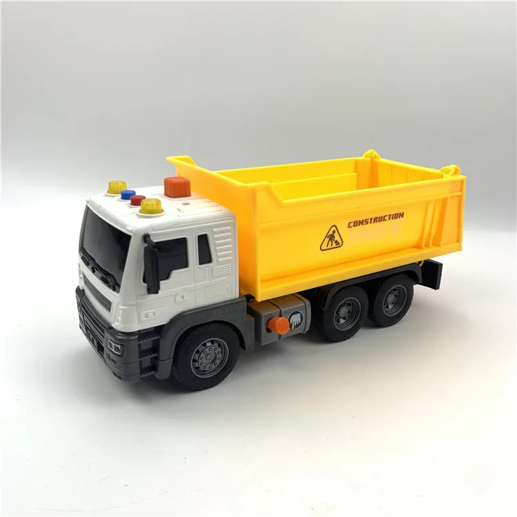 New Arrival 2024 Top Seller Children Toy Inertial Construction Truck Multi Function With Music And Light Generating Gas