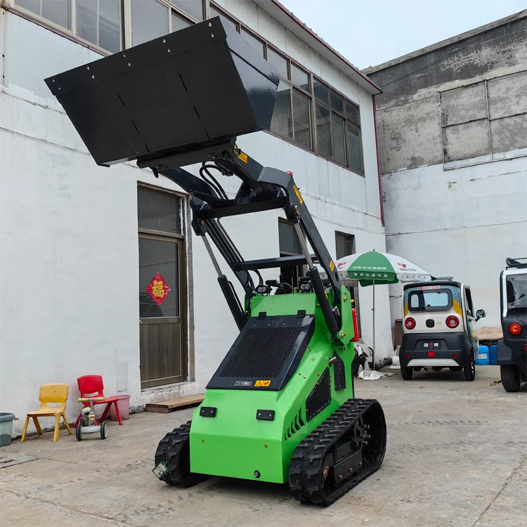 Factory direct sales !!Multifunction !! Mini skid steer  loader mini wheel loader   mini track loader  with attaments for sale