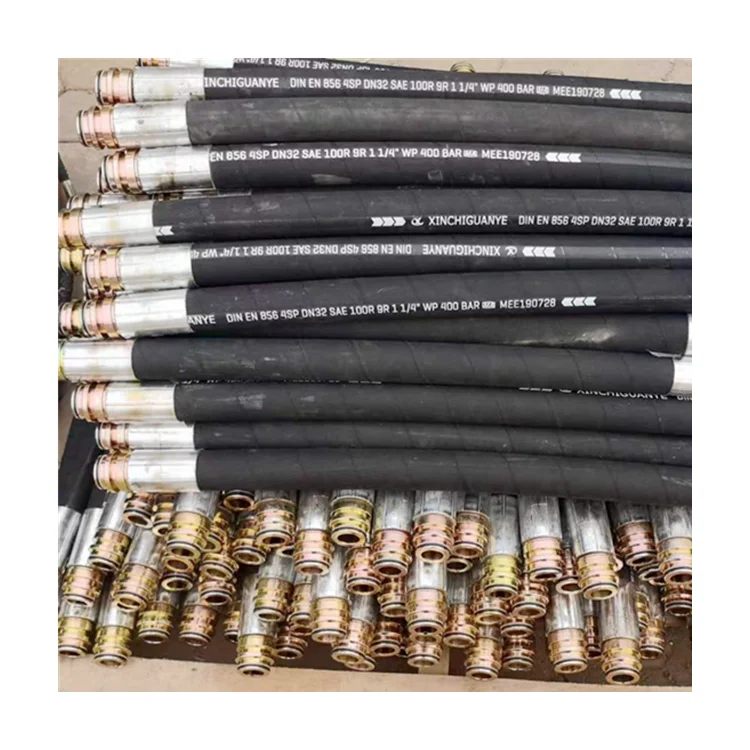 High pressure wire braided grease hose 1/8 inch high pressure  crimping hydraulic hose