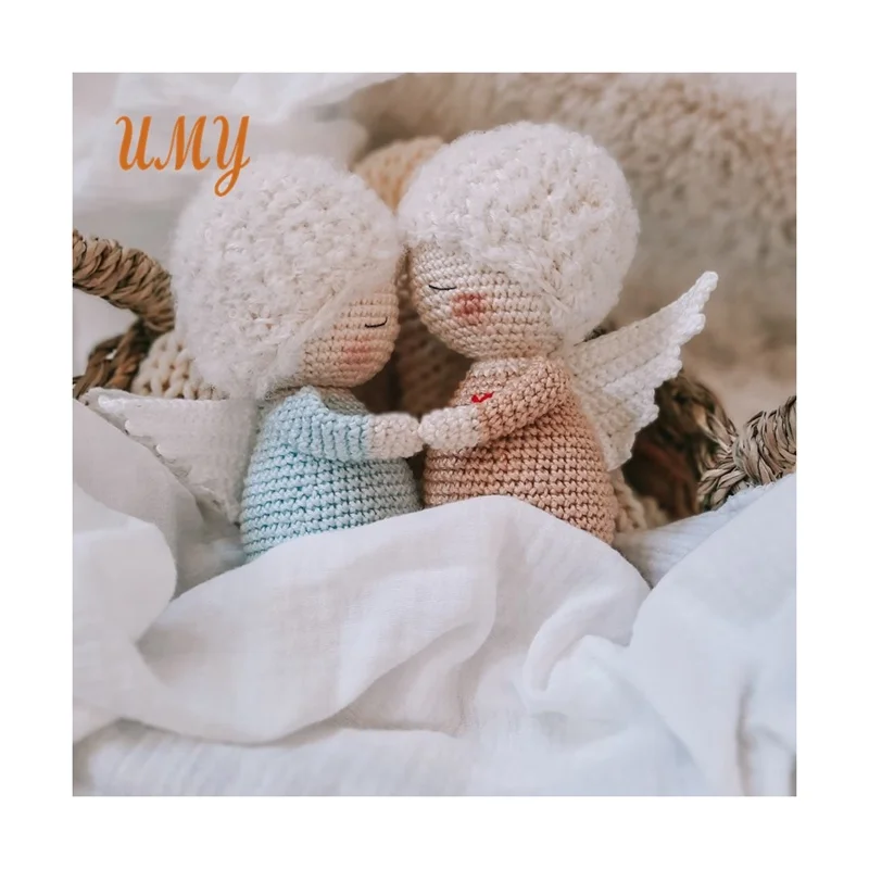 Wings Doll Schutzengel Sternenkind Poupee Au En Handmade Crochet Baby Toys Angel