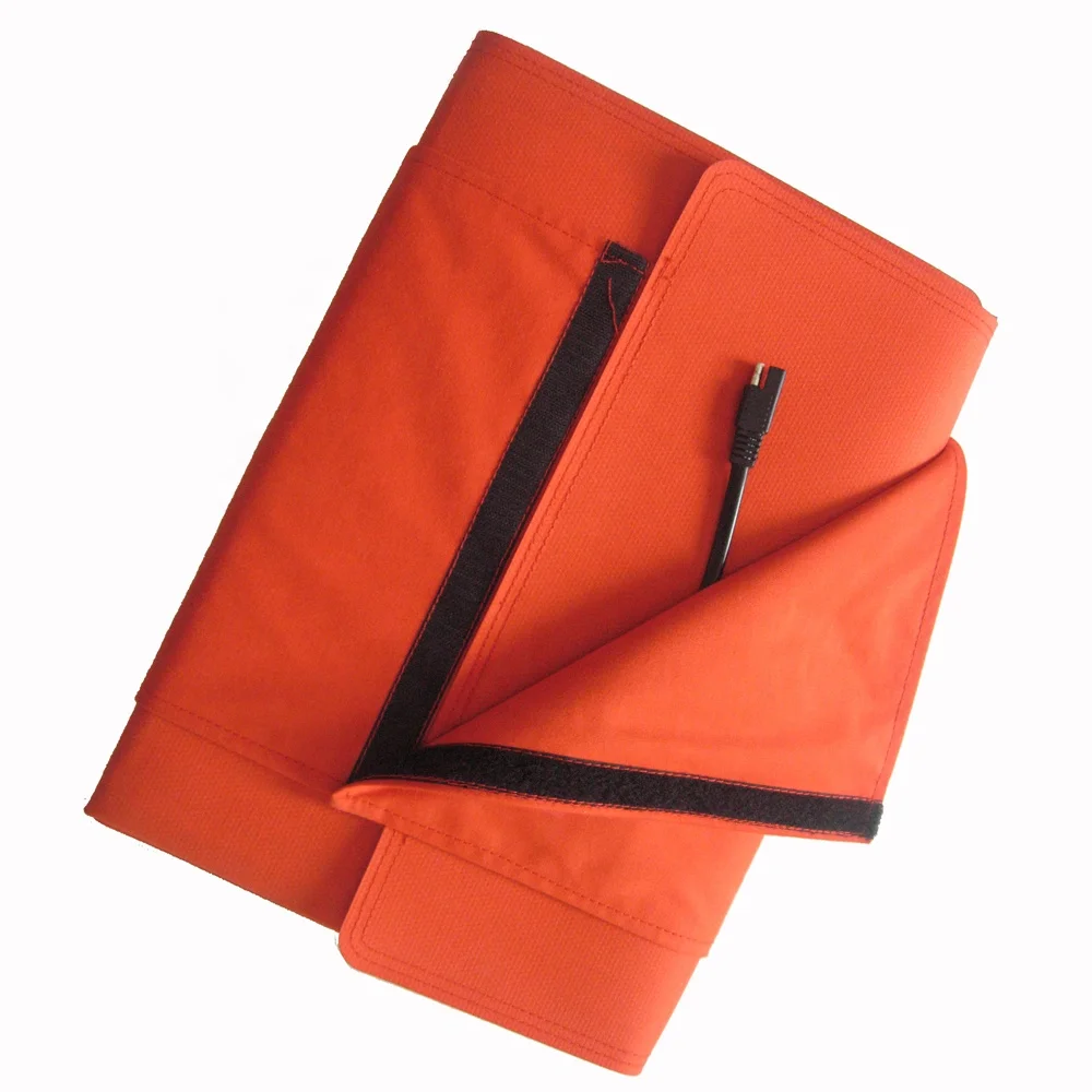 112W Flexible Foldable RED Solar Battery Charger Solar Blanket For 4WD 4X4 ORV Defender Offroad Cross-country