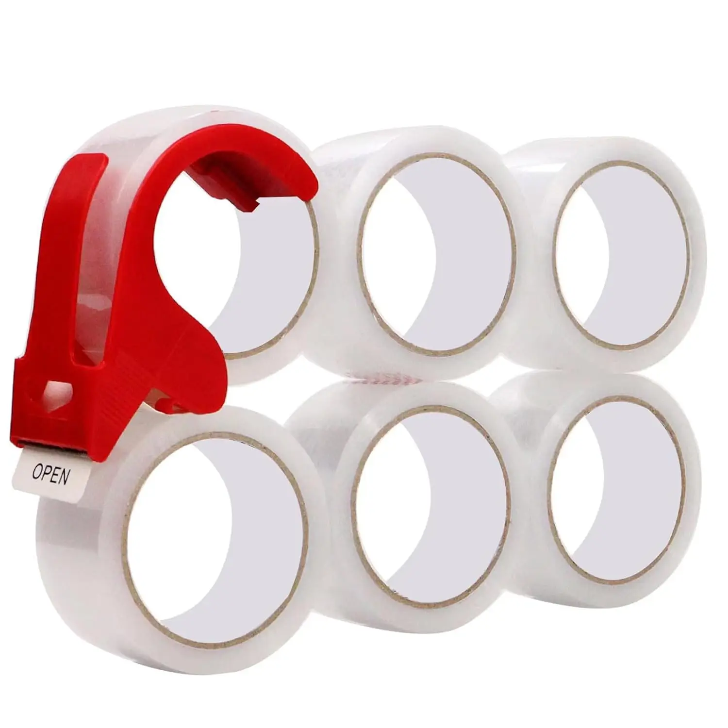 No Noise Clear Packing Tape High Quality Packaging Tape Quiet Adhesive Tape for Shipping, Moving and Packing at Home Quiet Place