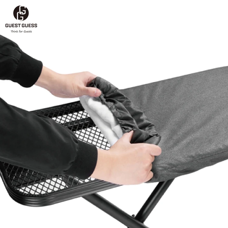 Professional Customized Patented Design Stylish Black Grey Color 360 Degree Rotatable Organizer Hotel Ironing Board
