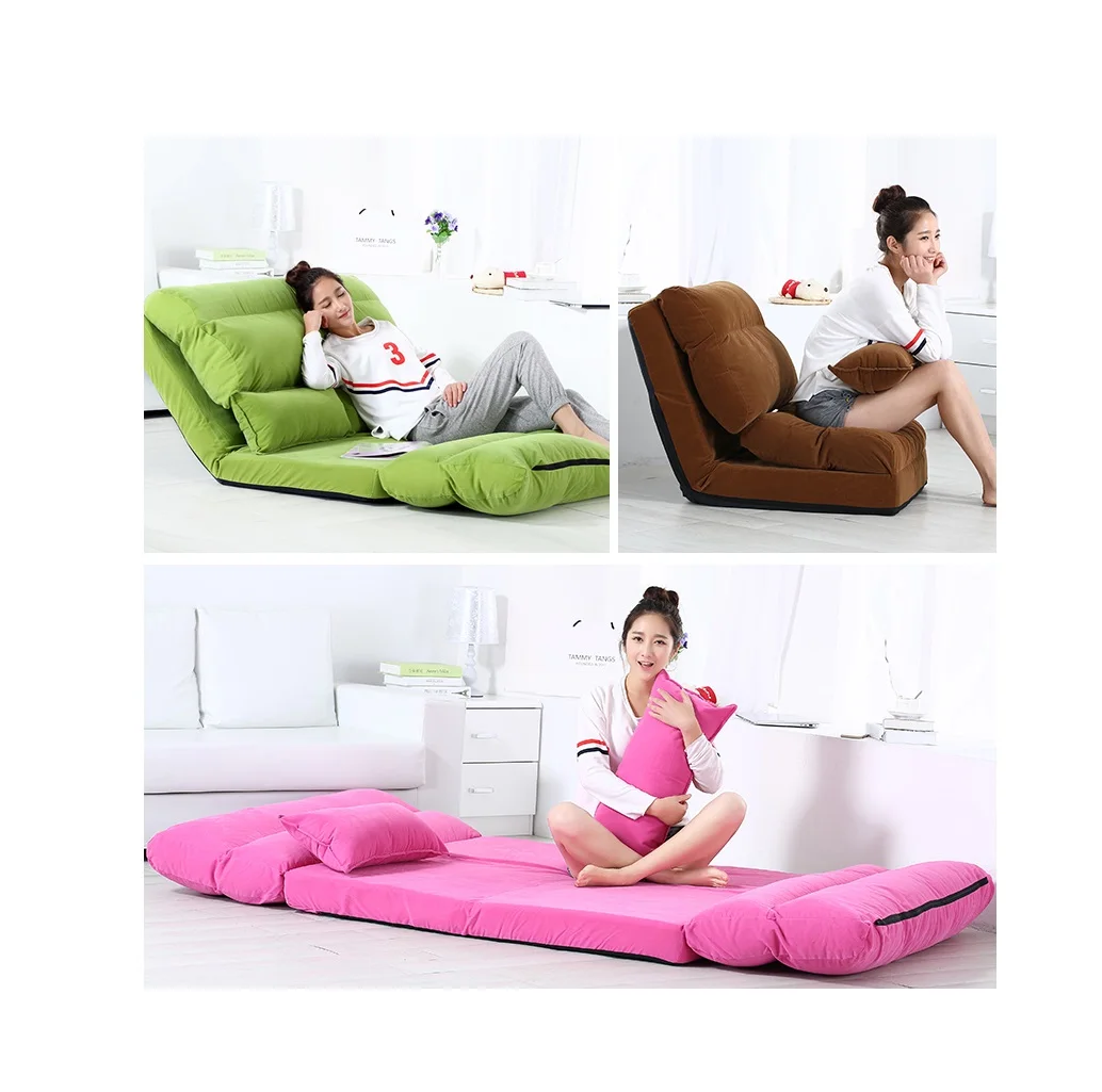 Furiture многофункциональное массажное кресло с откидной спинкой saco, складное кресло-трансформер, японский ленивый диван с татами с подлокотниками и подушкой