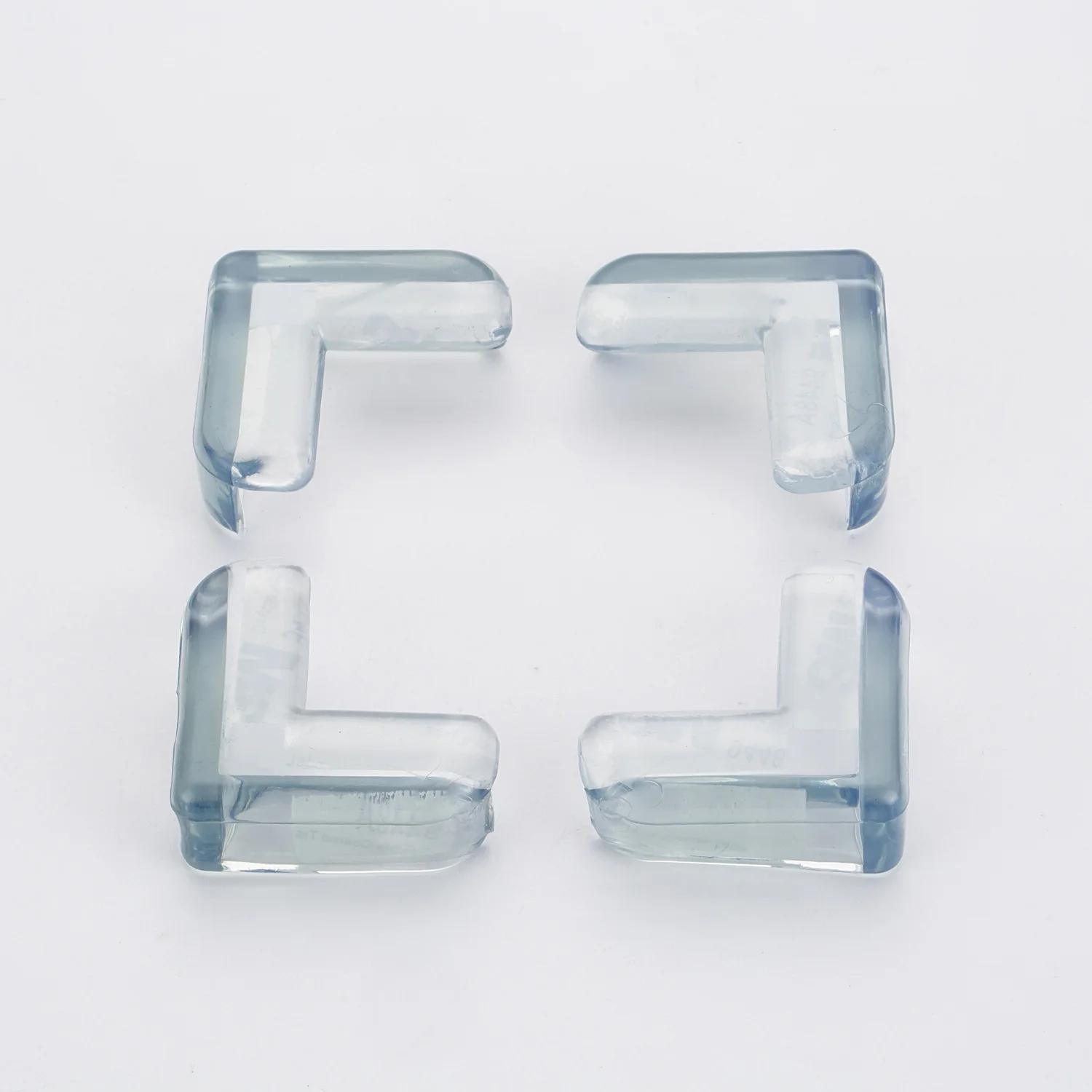Soft and Transparent whole Covered Table Corner Protector Improved rubber Corner guard for furniture