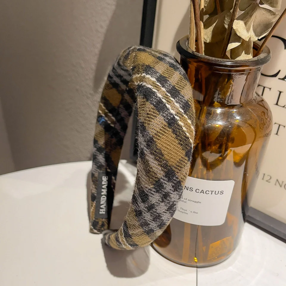 New Design Straw-braided Headband Knit Colorful Wide-brimmed Hair Bands Women Casual Style Fashion Fur Headband Hair Hoops