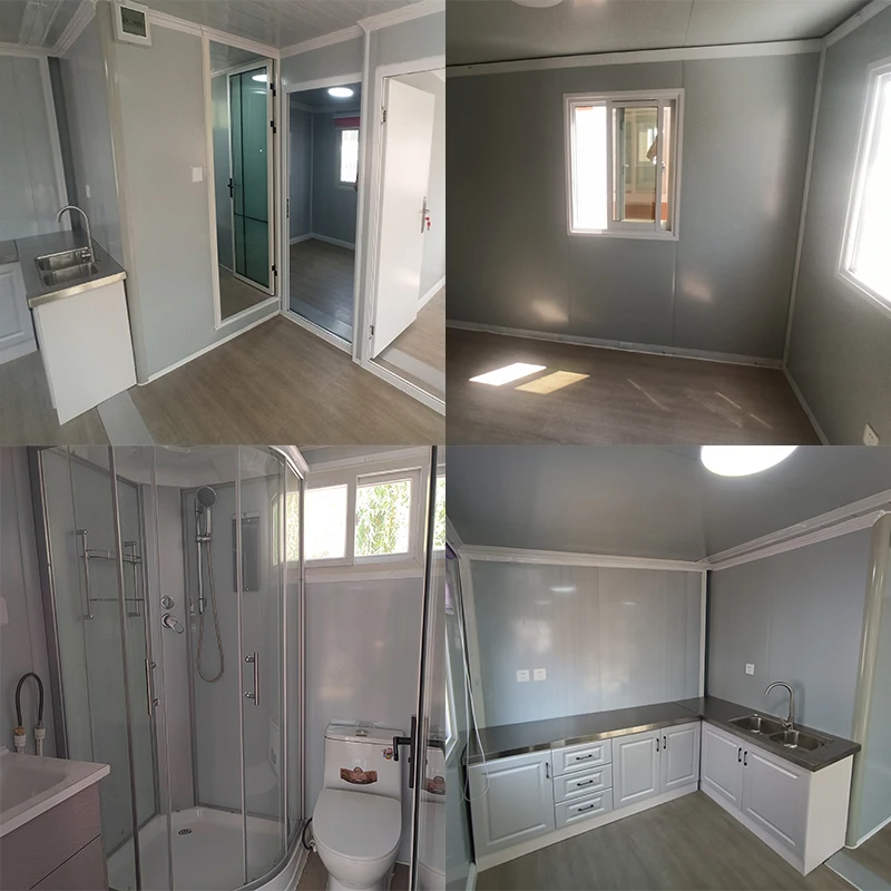 Giantsmade china factory second hand 2 units 20feet design container house poland