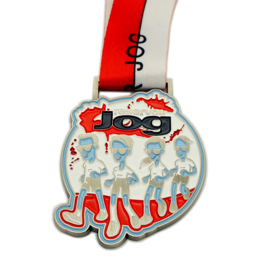 china custom medal maker Wholesale custom die cast marathon medals souvenir running sports 5K 10K award metal novel prize medal
