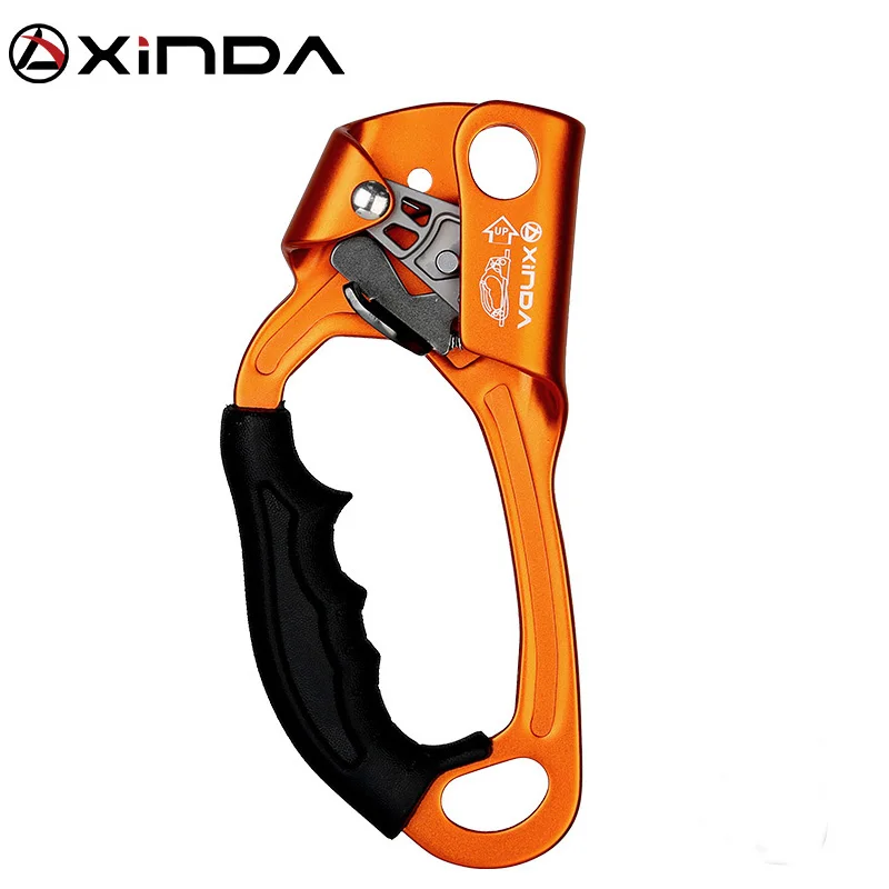 XINDA 7075 aircraft grade aluminum  left hand ascender for climbing rappelling rescue