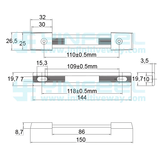 Stretchable PVC Plastic Handle Model IF-ST-20-145
