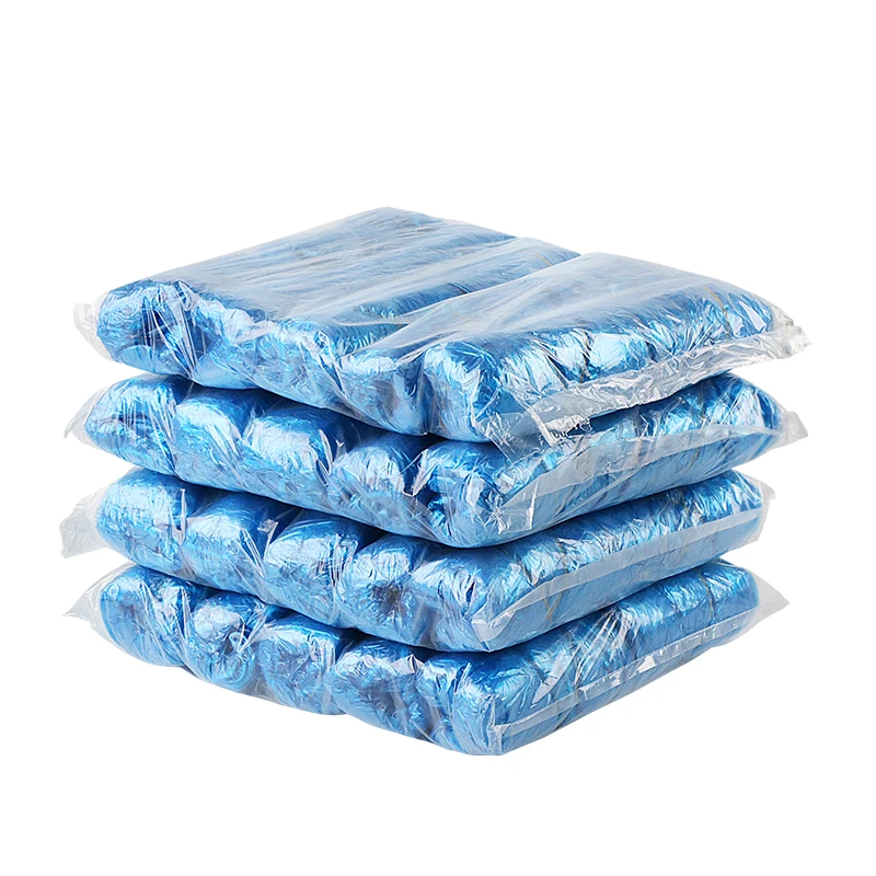 Wholesale disposable pe plastic waterproof shoe cover