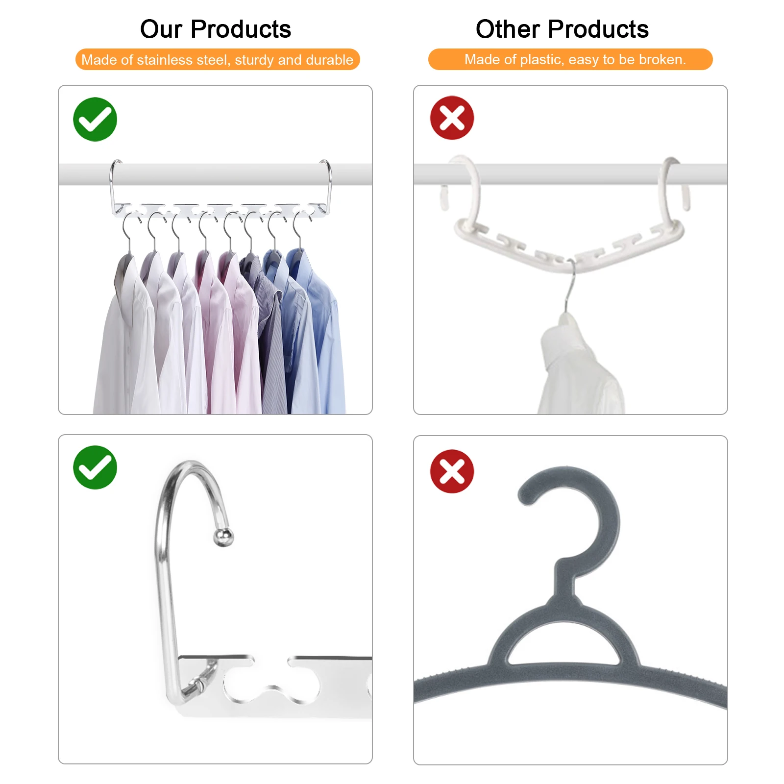 Factory Cloth Store Hanger Custom Bedroom Clothes Hanger Stand Retractable Vintage Iron Hanger
