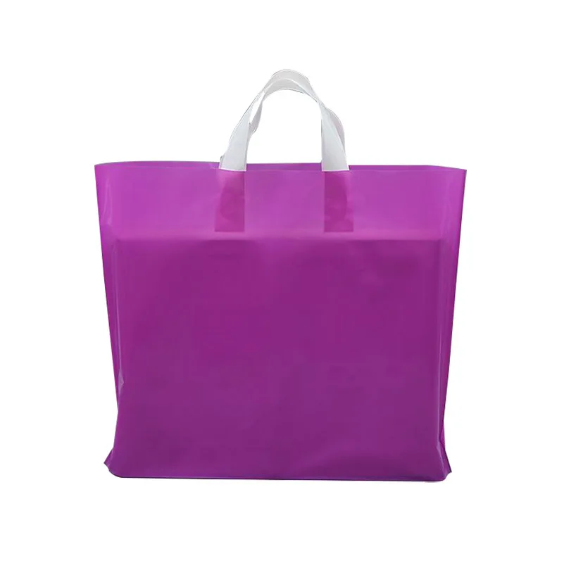 YC Custom Printed Logo Plastic Shopping Bags  Compostable Eco Friendly Shopping Packaging Tote Plastic Produce Bags