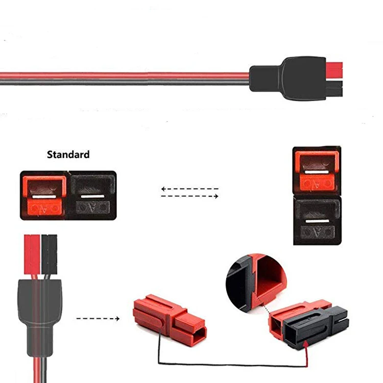 Адаптер для панели солнечной батареи 45A автомобильный прикуриватель автомобильное зарядное устройство кабель аккумулятора автомобиля