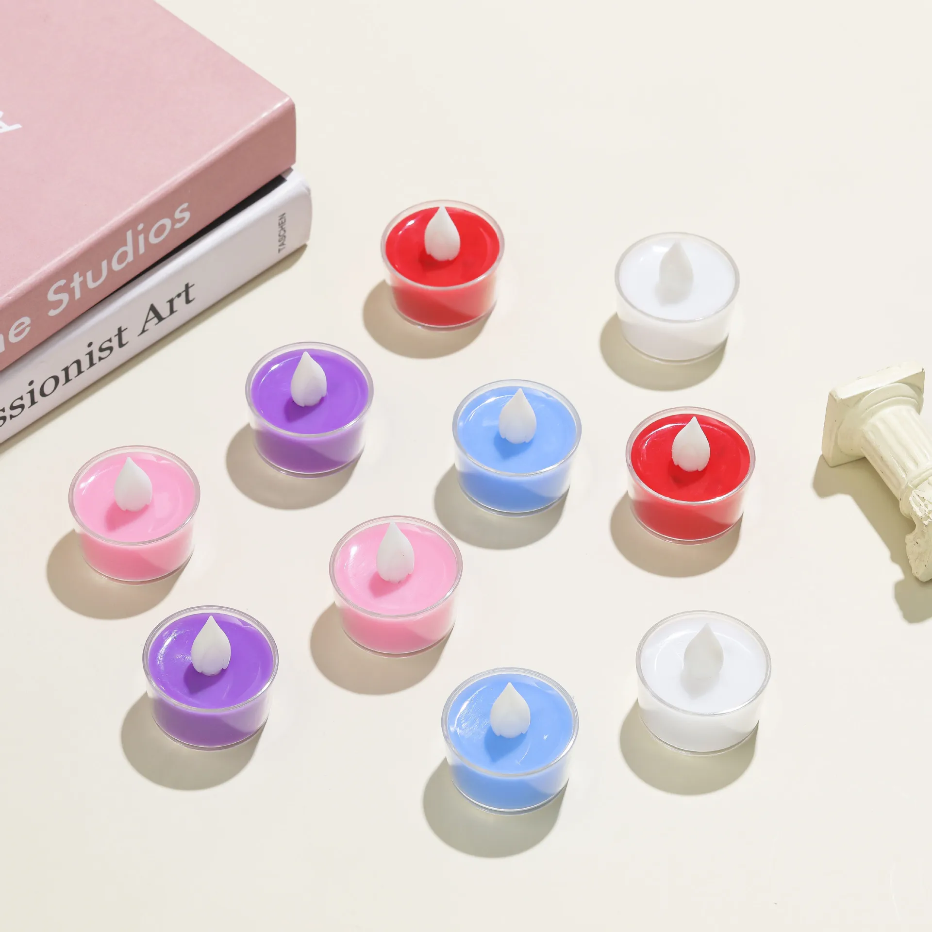 Beautiful LED Tea Lights  Battery Operated Electric Tealight Candles for Christmas Day