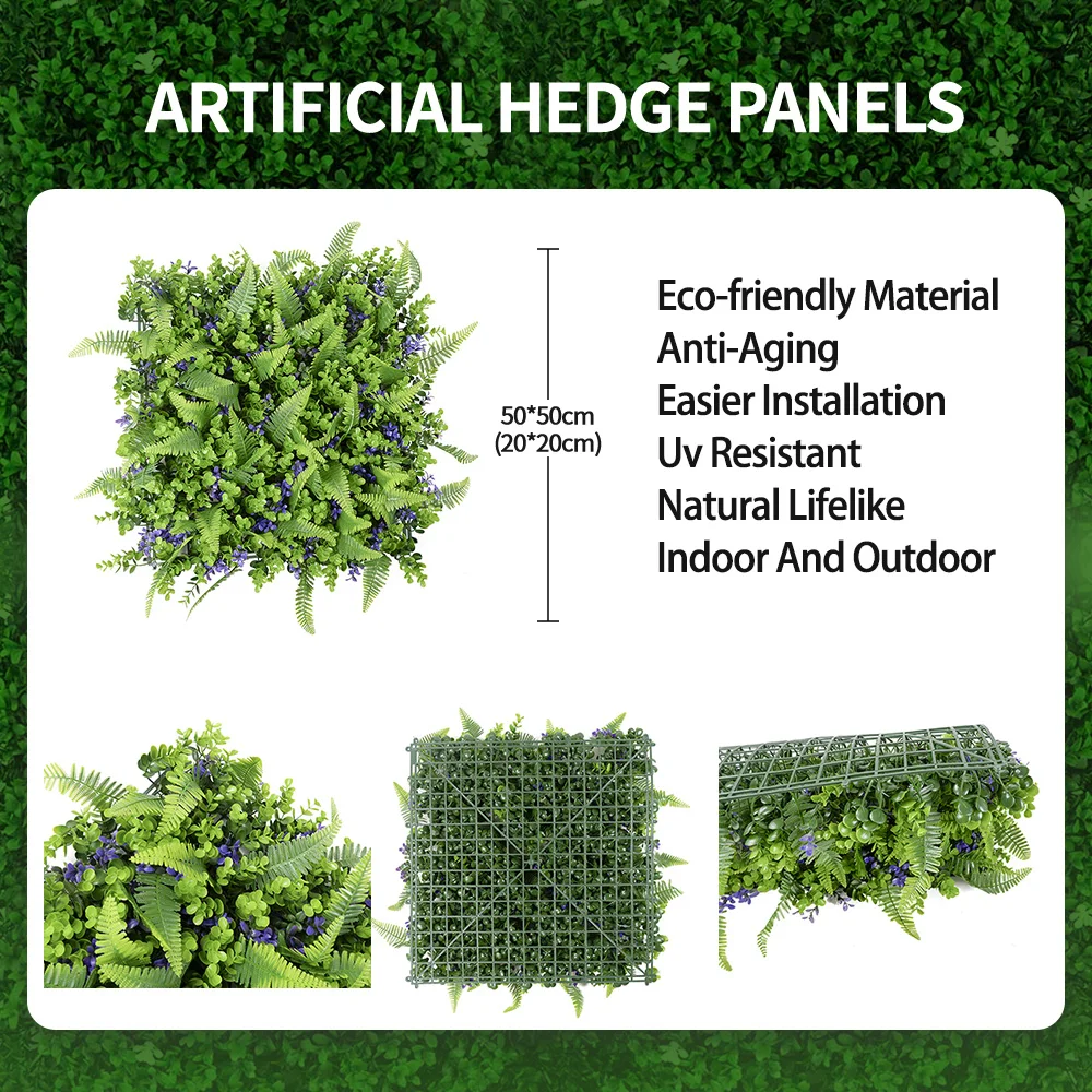 Hot selling artificial grass wall decorative fake leaves artificial plants manufacturer for home decor indoor