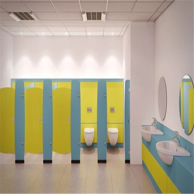 Brikley 12mm waterproof customized solid hpl compact laminate board high-quality public toilet partition