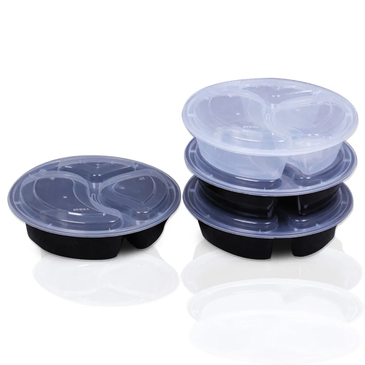Transparent rectangular plastic lunch boxes, disposable takeaway plastic food containers
