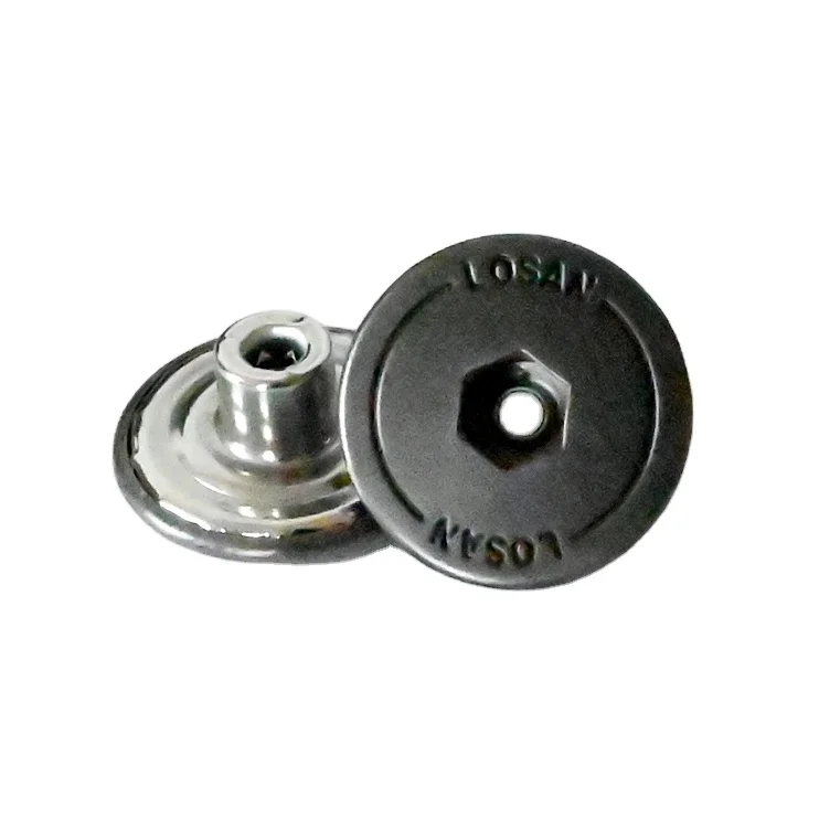 Factory Custom Brass Metal Jeans Button For Coat Clothes