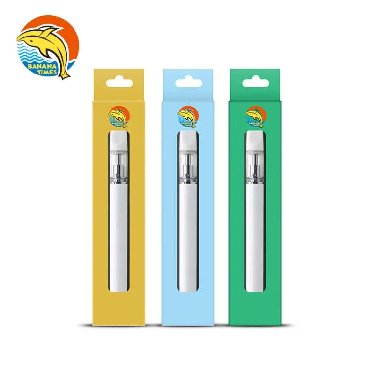  2021 San Jose Best Seller Bananatimes Rechargeable Compact Size CBD Vape Pen 0.5ML/1ML Empty