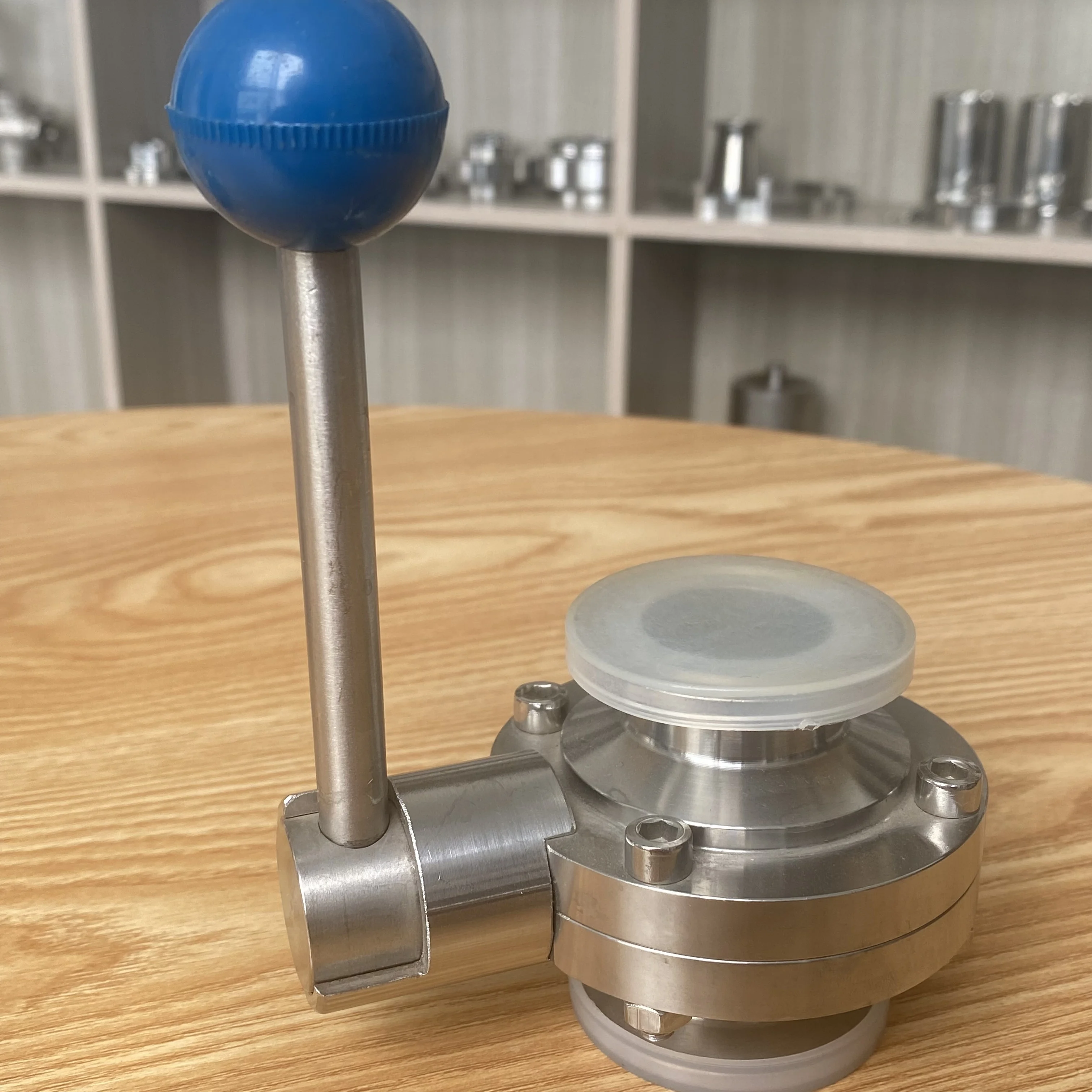 Top Quality Sanitary stainless steel T-Clamp Butterfly Valve