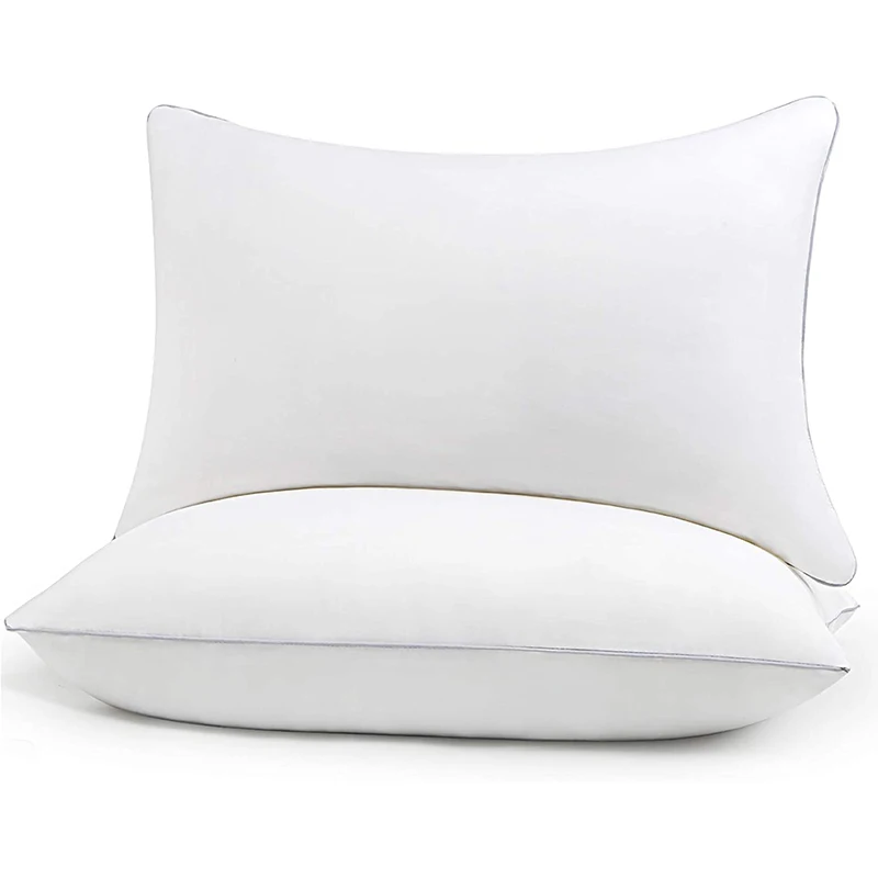 Hot Sale Standard Size Healthy Top-end Microfiber Cover Bed hilton pillow for Sleeping