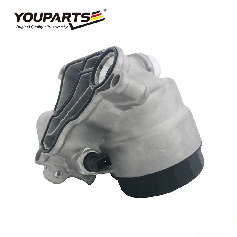 Youparts Car Spare Parts Oil Filter Cover Engine Oil Filter Housing For BMW OEM 11428637812