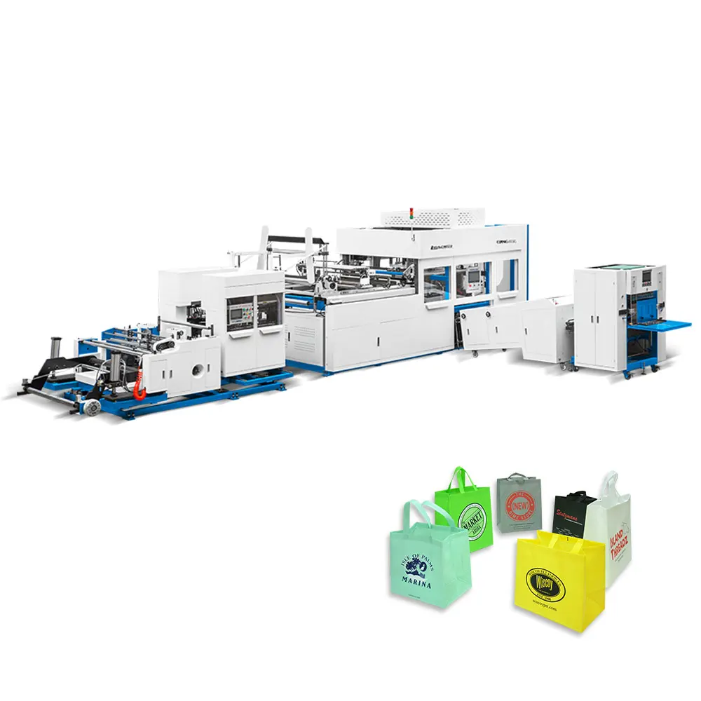 2021 Fully Automatic Non Woven Bag Making Machine Shopping Bag Making Machine Price