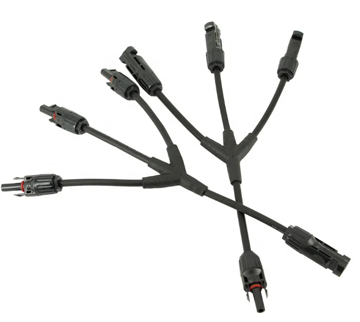 SunRo y branch solar connector PV 1000V 1500V waterproof  panel connector Solar cable parallel connector 3 to 1