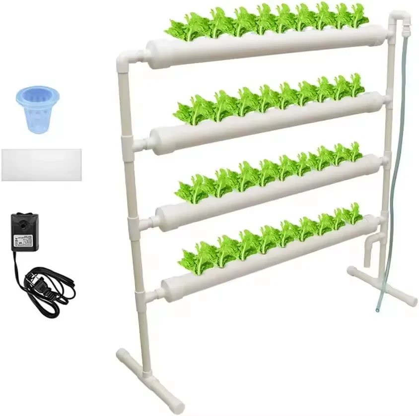 Hydroponic Tower Growing Systems indoor for Leafy Vegetables with 110V 220V Pump Hydroponic Farming System