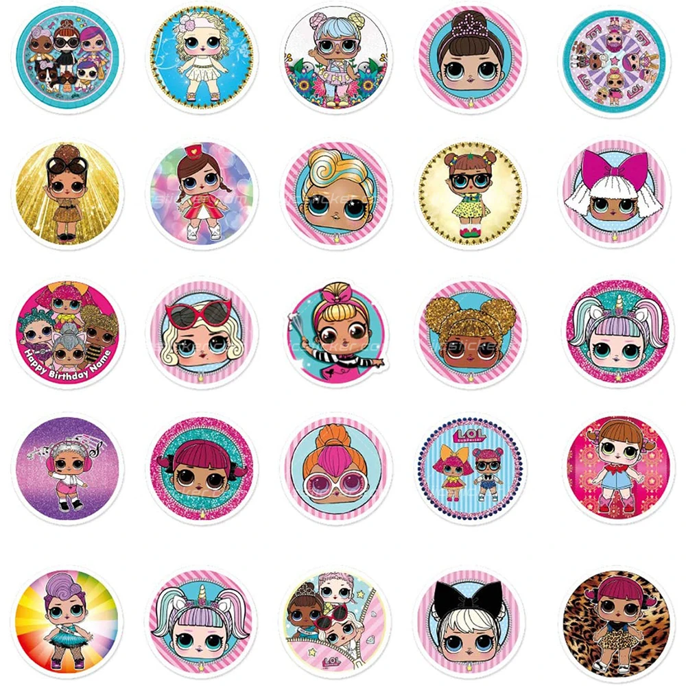 wholesale korean children guangzhou customized design 50pcs product sheet self adhesive decal pvc mini paper doll sticker