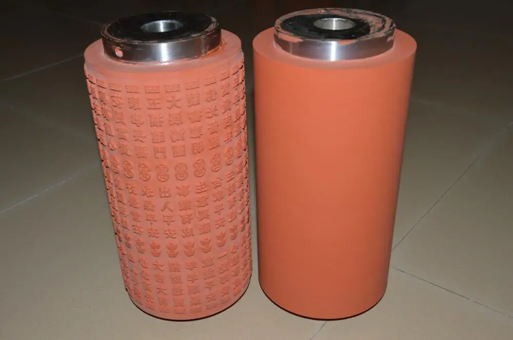 Iron core silicone rubber ring silicon roller for heat transfer printing machine
