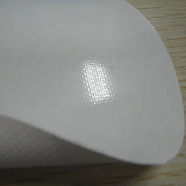 730 gram Chemical Resistant PVC Vinyl Tarpaulin White