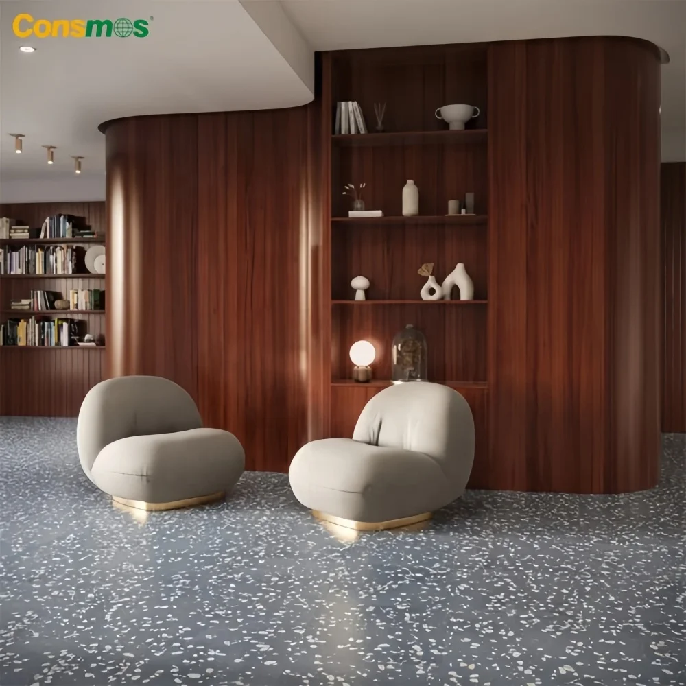 Consmos Waterproof Anti Bacterial Hospital PVC Floor Homogeneous vinyl Flooring