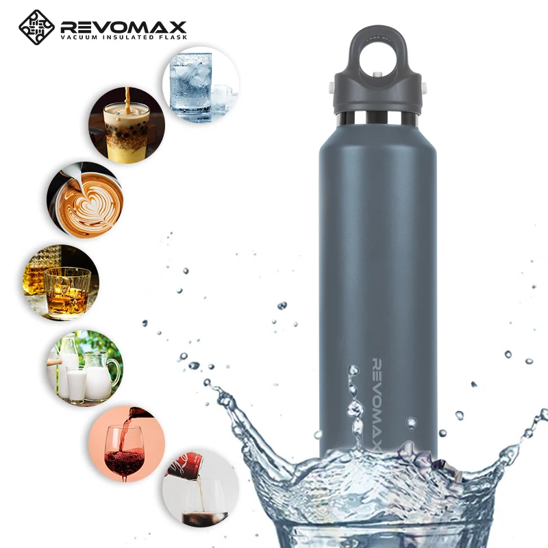 Набор для чайной чашки Revomax роскошная термо-фляжка из нержавеющей стали с вакуумным логотипом на заказ крышкой милые бутылки водой девочек