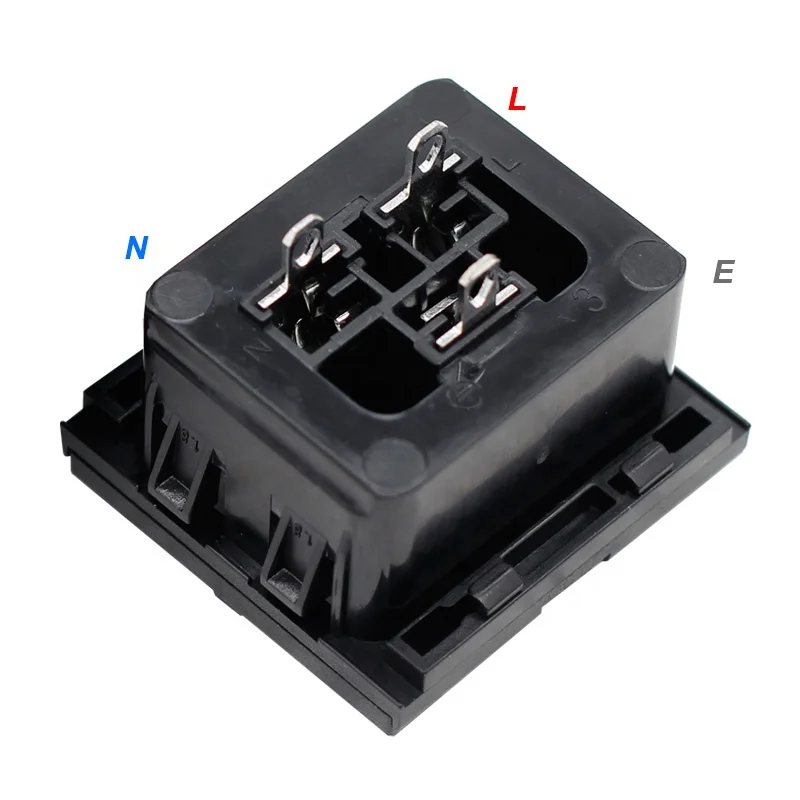 IEC 320 C19  lockable pdu receptacle outlet sockets power socket