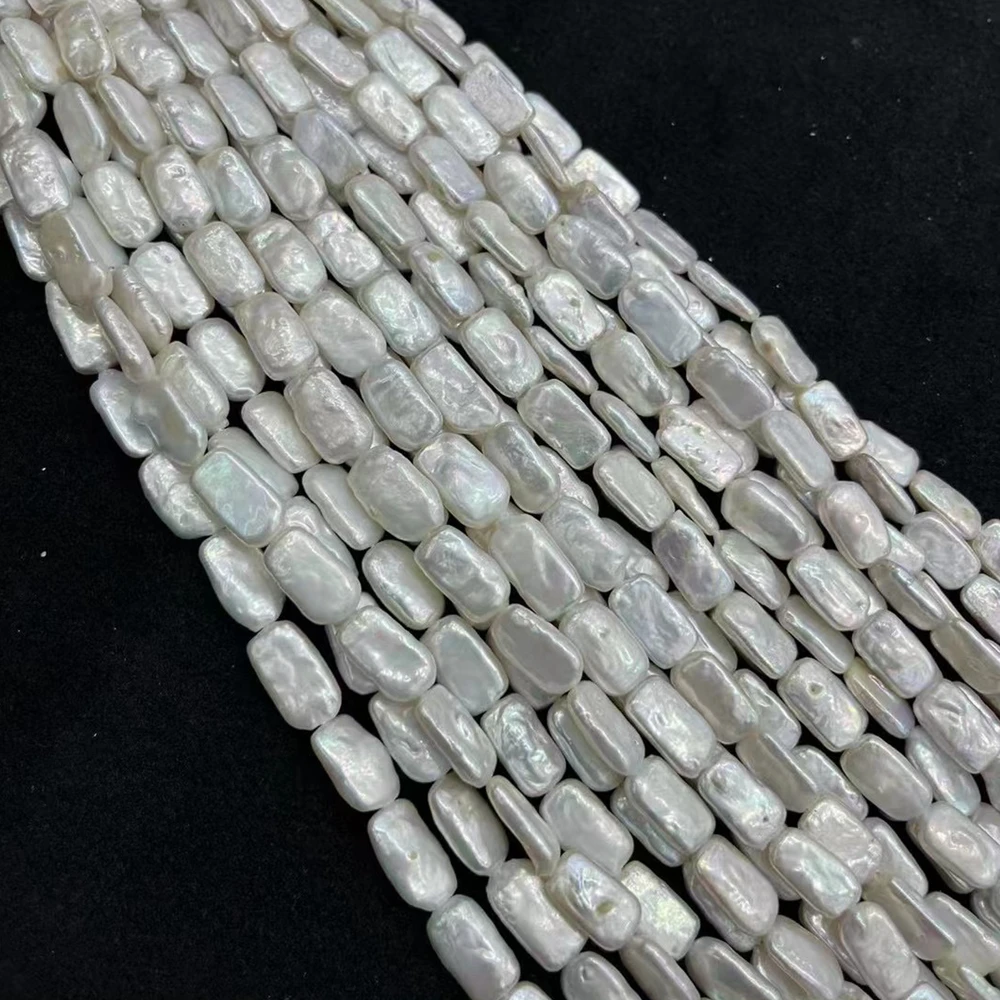Irregular Rectangle Baroque pearls Loose Strand Beads for necklace bracelet DIY making jewelry