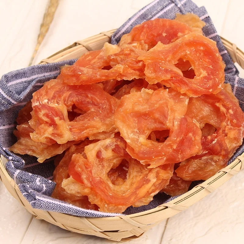 OEM factory Pet Food Chicken Rings Dog Treats Chewy Snacks for All Dogs Cheap Price