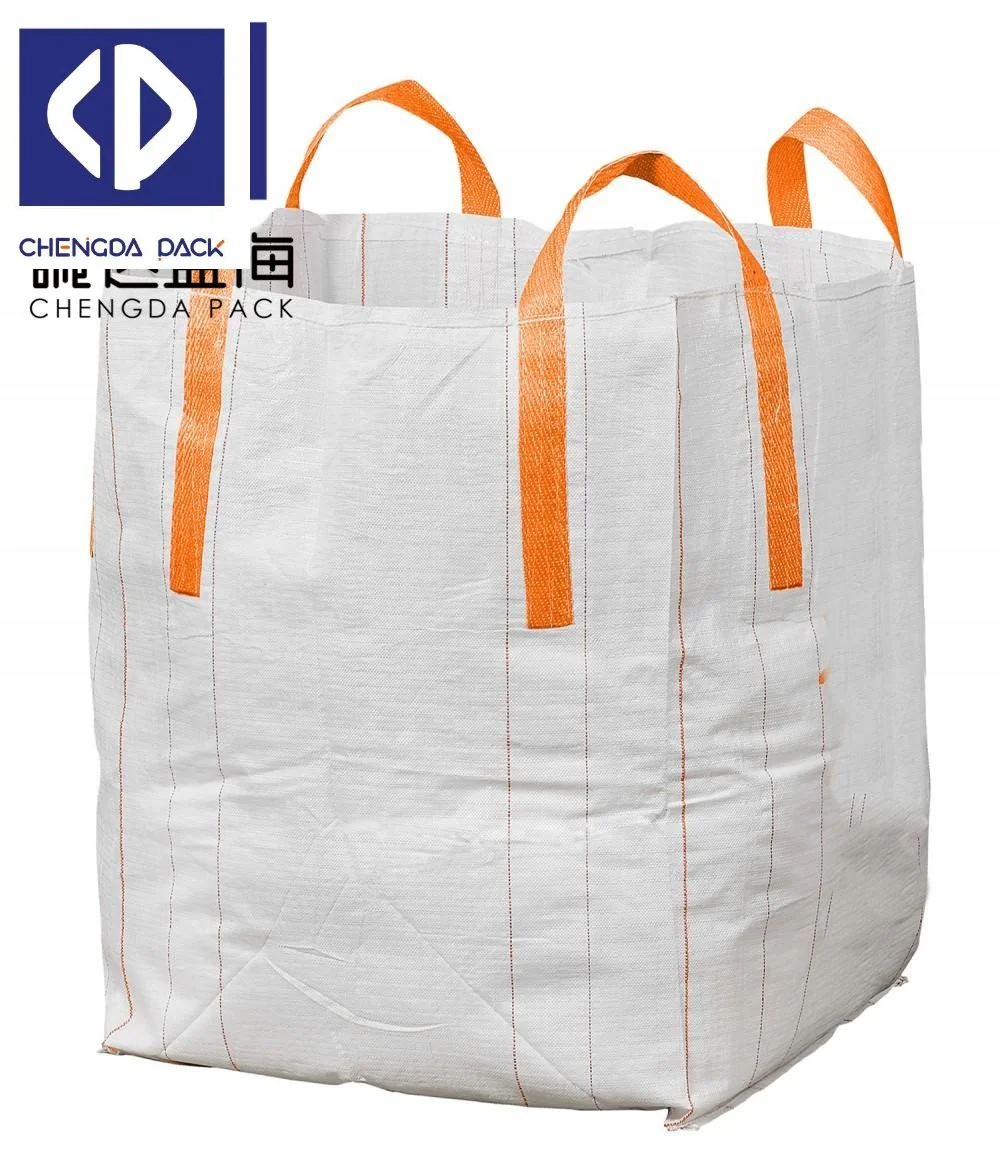 China Manufacturers FIBC 1000 Kg Virgin PP Woven Jumbo Bag  1 Ton Big Bag