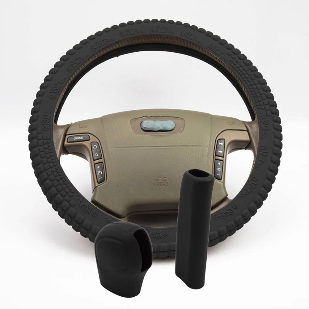 Chinese Manufacturers for volkswagen Multi-color Optional Silicone Car Gear Hood Cover Handbrake Cover Steering Wheel Cover Kit