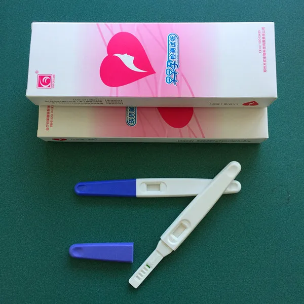 
Colloidal Gold Pregnancy Methodology Test Early Detection 25 mIU/ml HCG Testing Kit Midstream Pregnancy Test 