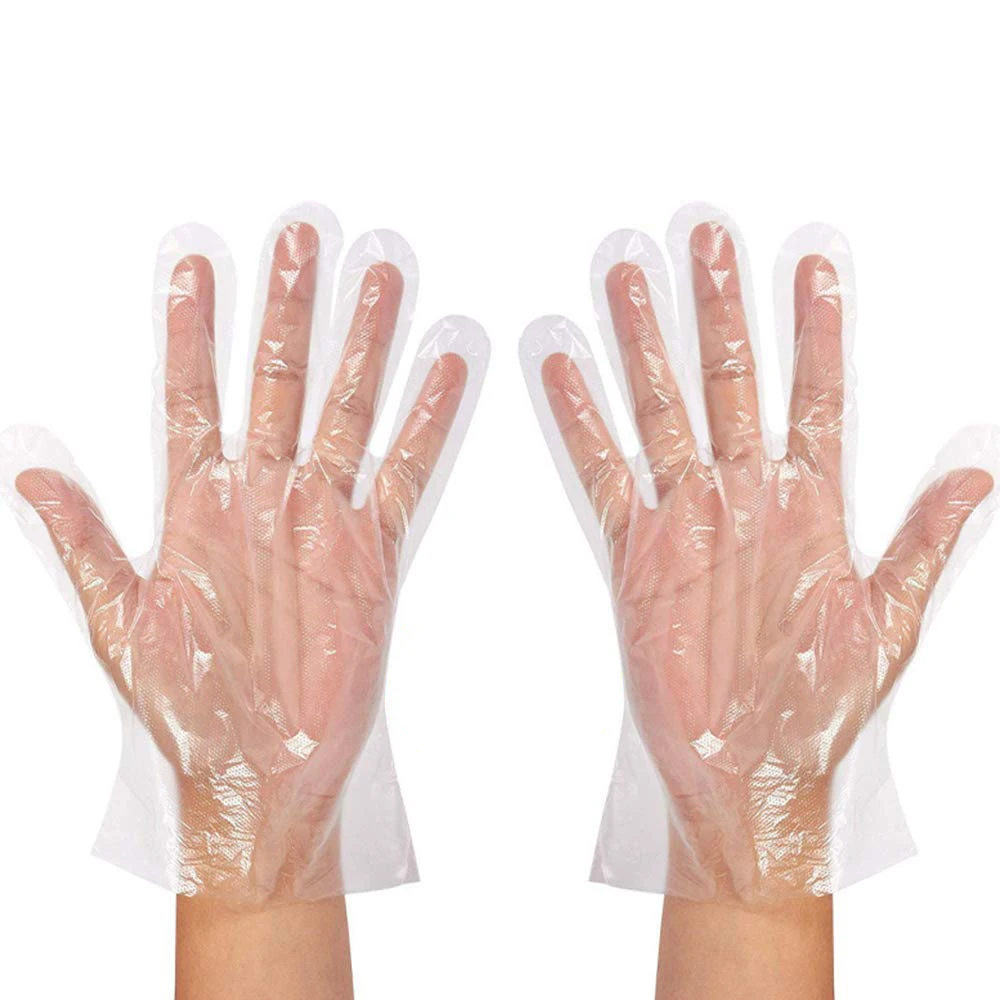 
Malaysia White Disposable House Hold Scrub Outdoor Grill Hand Plastic Gloves For Kitchen 