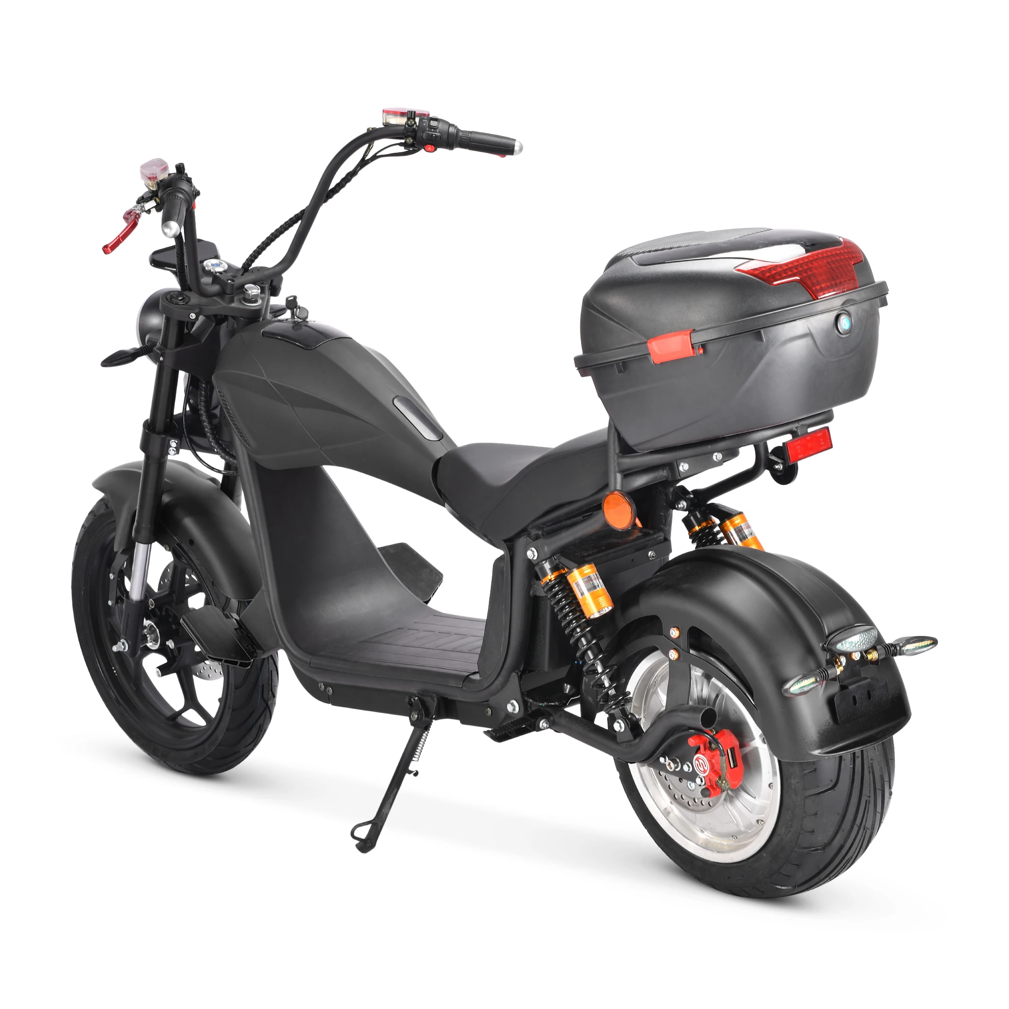 EEC/COC certificate 2000W new chopper model CP-6 Lithium Battery with tail box Aluminum Alloy Electric Scooterss citycoco