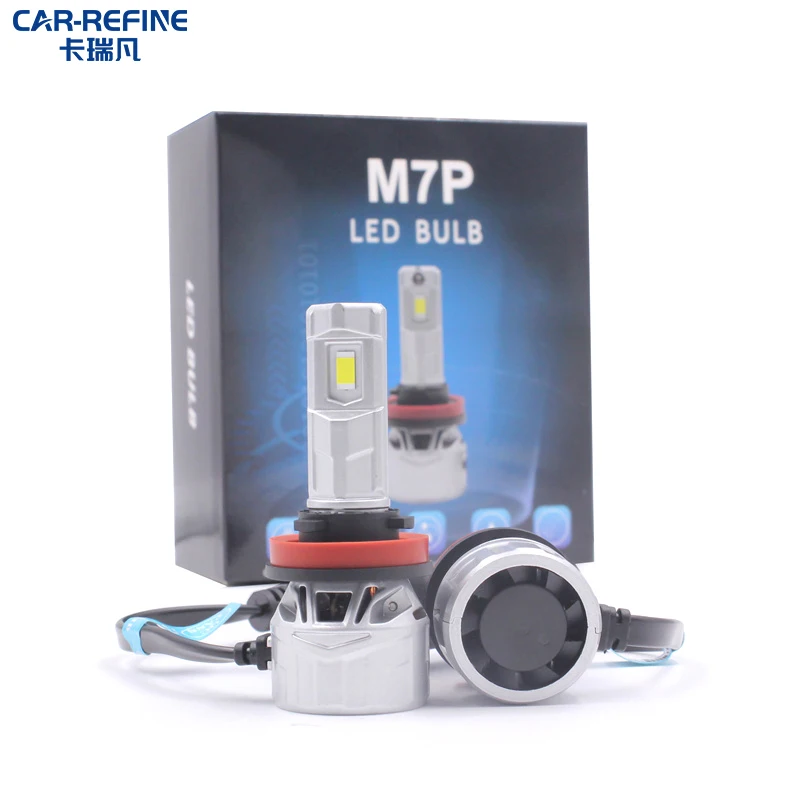 Светодиодные Автомобильные светодиодные лампы Carrefund H4 H7 Led Canbus H11 светодиодные лампы M7P мини размер 110 Вт 10000Lm H4 светодиодные лампы 6000K 9005 9006