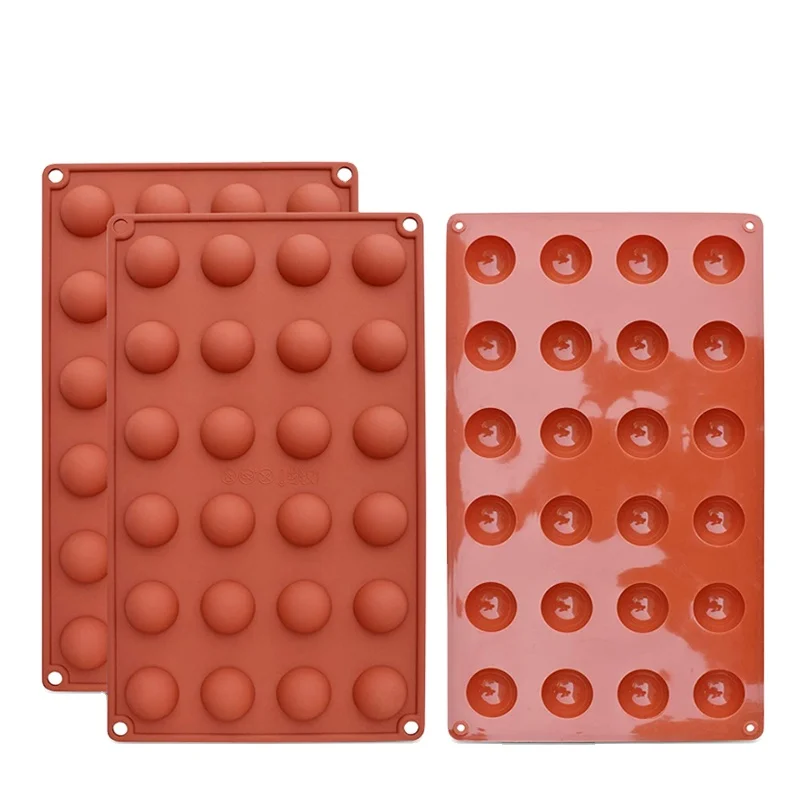 Customizable Silicone Circular Mold for Hot Chocolate Bomb,Half Sphere Baking Mold for Making Chocolate , Cake, Jelly, Dome